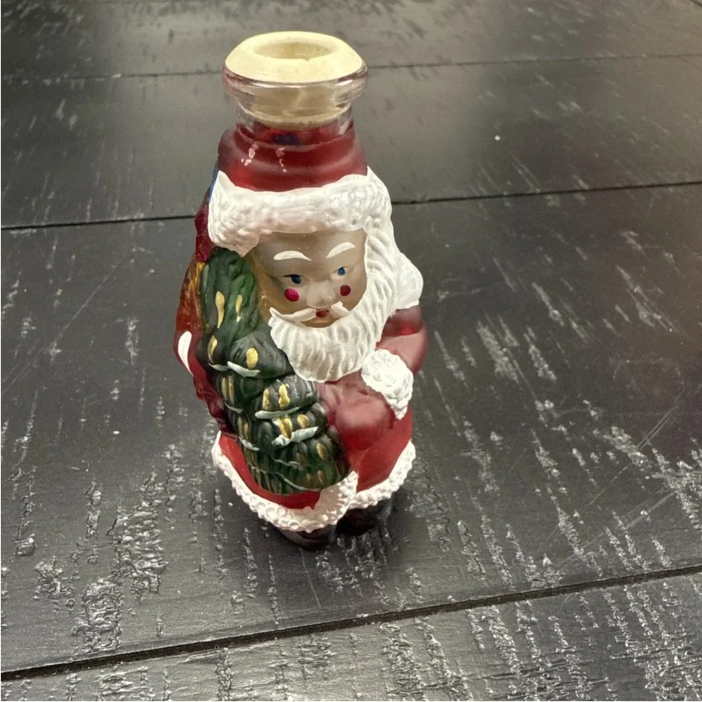 Vintage Old World Christmas Decor Santa Light Up Covers Lot Of 10 St Nick Lights
